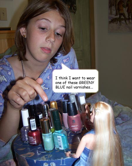 Yup, she's beginning to enjoy herself...