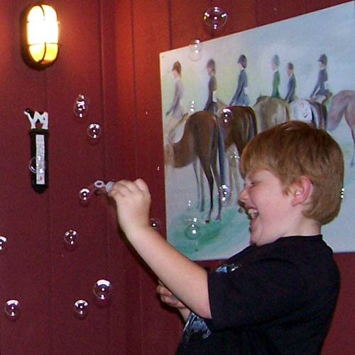 Mike the Bubble Master!