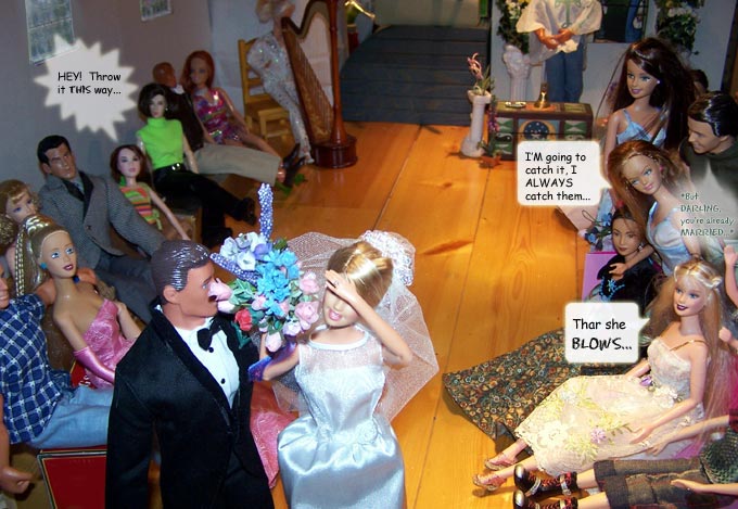 Wonder who'll GET the flowers?