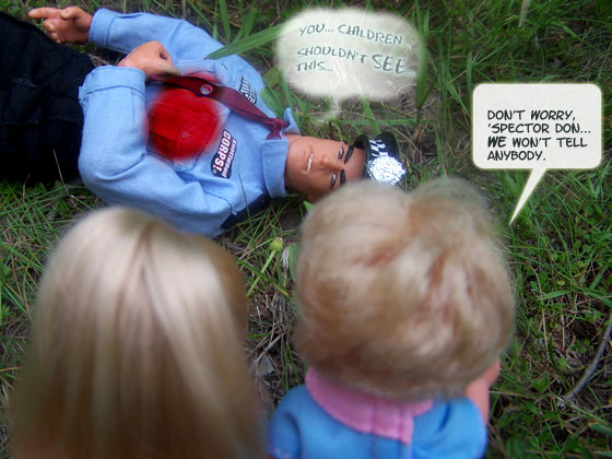 (Even the KIDS know it was JUST PAINT...)