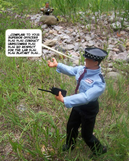 Inspector Don IS a bit *pompous*, now and again...