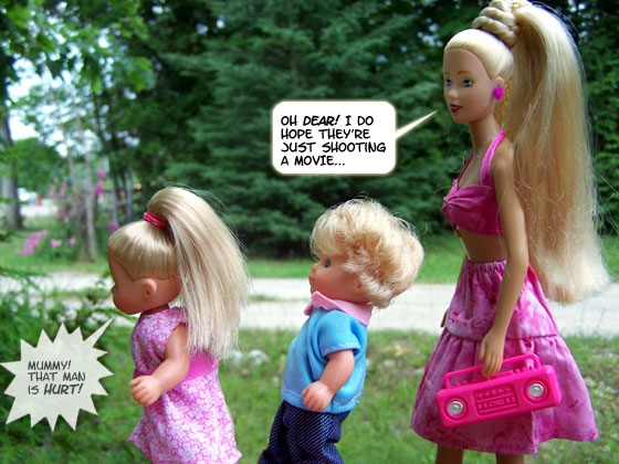 Nadine Lindquist and the twins are in DANGER!