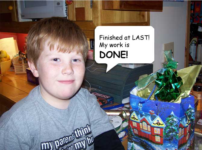 Finished at LAST!