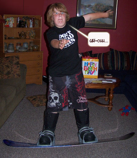 Oh dear! I think Michaels' in TROUBLE!