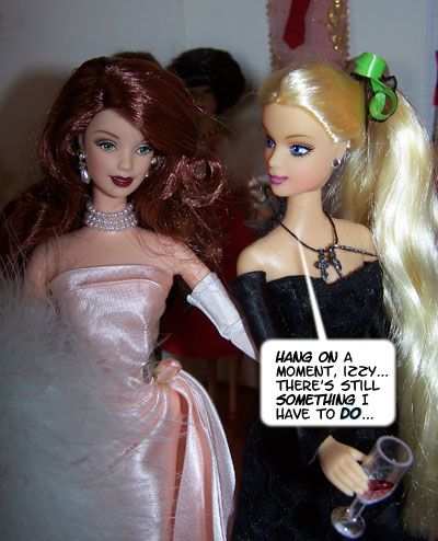 Belinda suddenly stops in her TRACKS...