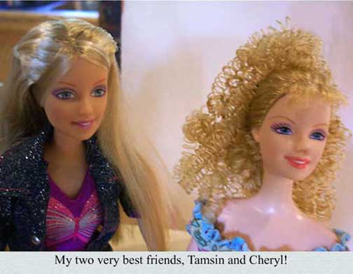 My two best friends, Tamsin and Cheryl!