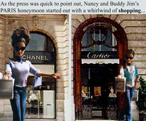 Nancy looks SO happy!