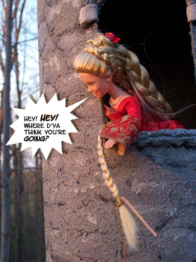 Rapunzel is SHOCKED!