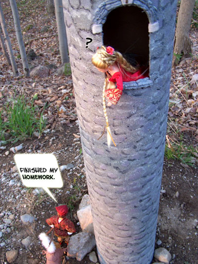 Rapunzel finds herself SPEECHLESS!