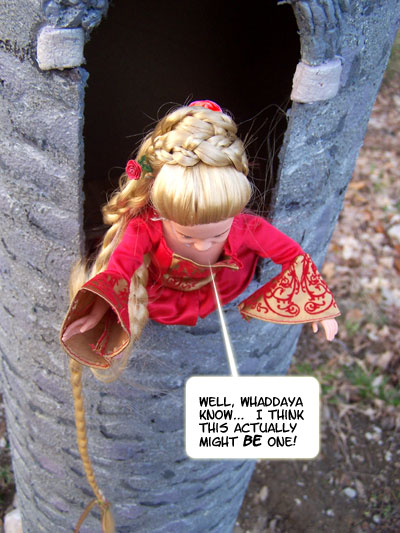 She spots a suitable candidate..