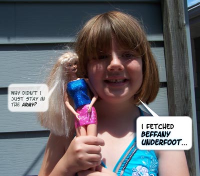 Oh dear, Bethany looks a bit... dishevelled...