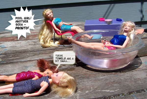 The girls are mellow...