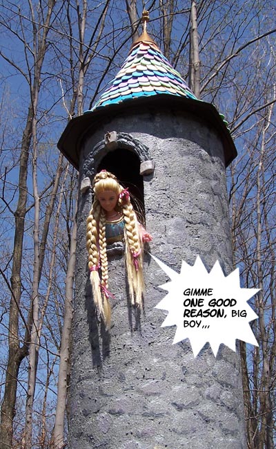 It seems Rapunzel has a SHARP TONGUE!
