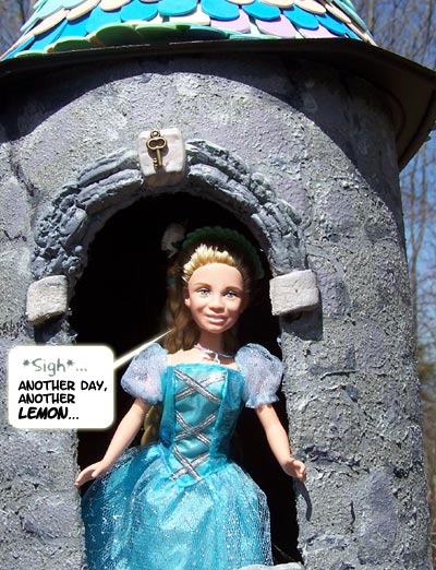 Rapunzel just feels BORED...