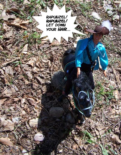 The prince calls out to her optimistically...