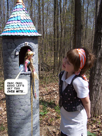 Rapunzel knows when to GIVE UP...