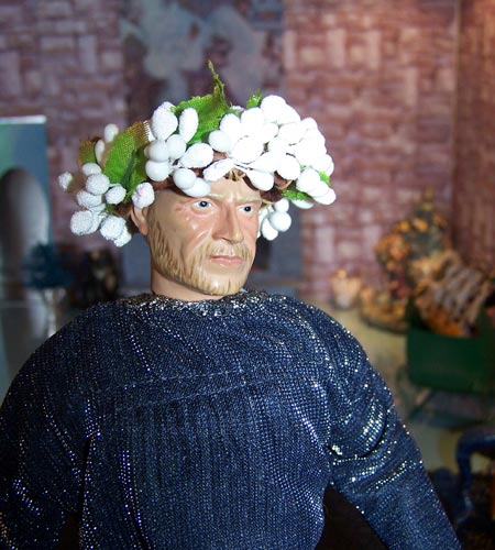 Peter surveys the final party preparations...