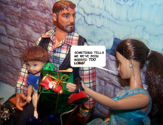 Now he knows how ISOBEL feels...