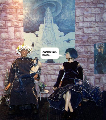 Peter experiences stage fright...