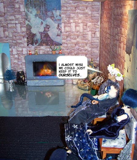 Peter experiences stage fright...