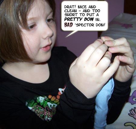 But his luck HOLDS...