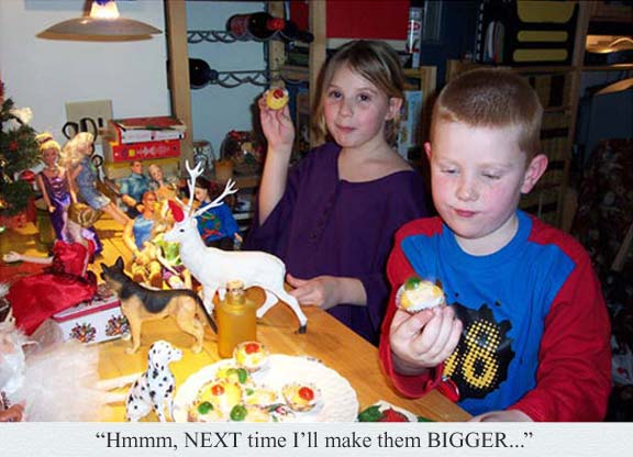 Next time I'll make them BIGGER...