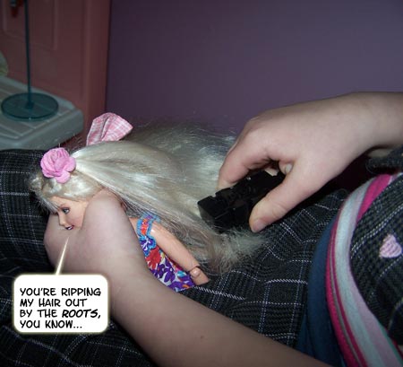 She thought it was OVER... Poor thing...