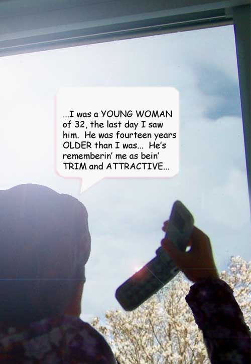 She sounds REALLY worried...