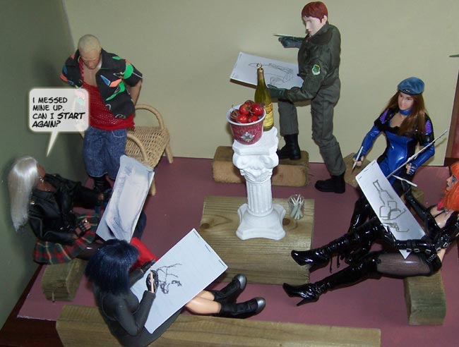 He loves art more than ANYTHING...