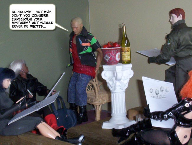 The world-famous artist has MANY insights to offer...