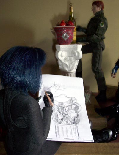 Motoko is a brilliant artist in her OWN right!