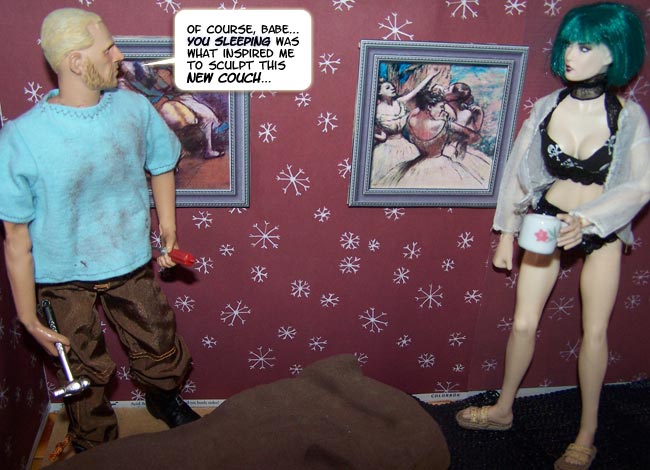 However, she is admittedly surprised at THIS project - and his reply!