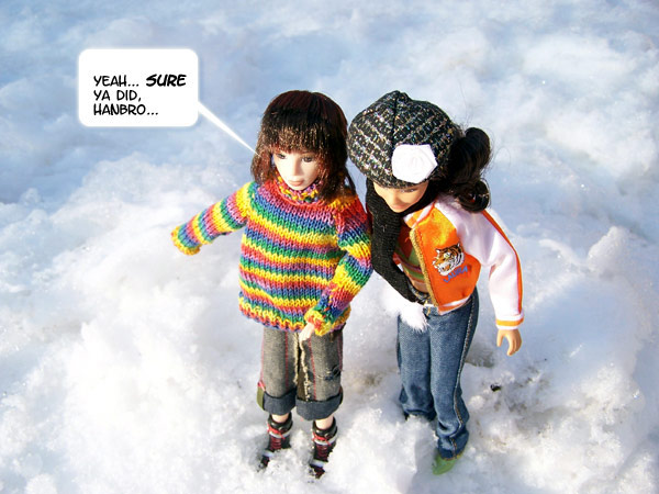 Bridget and Laura come along...