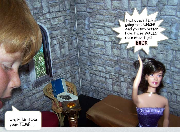 Hmmm, maybe her BLOOD sugar is low...