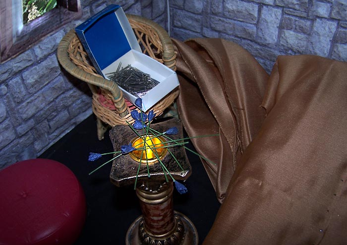 Wonder what they're going to do with those flowers?