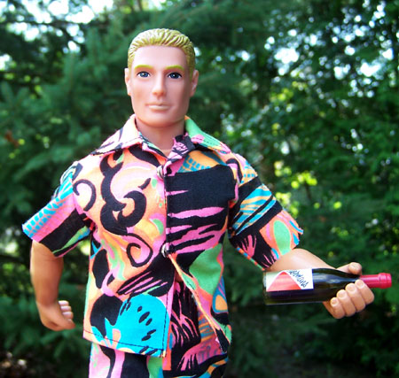 He DOES look cheerful!