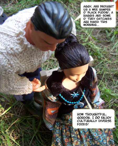 Dr. Agnes LOVES Gordon's cooking!