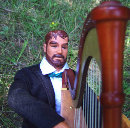 Buddy Jim plays the wedding music...