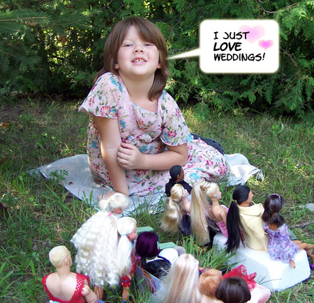 She just LOVES weddings!