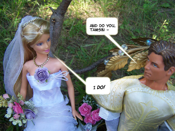 Tamsin is SO happy...