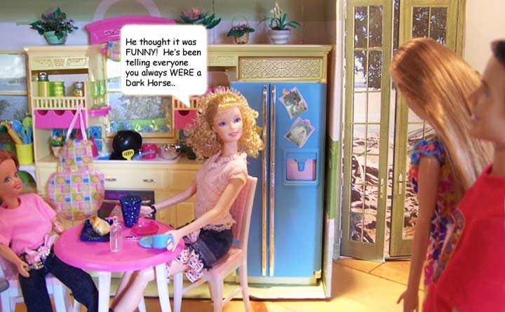 Well, Catriona WAS the baby of the family...