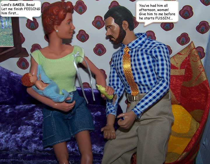 NO fighting over the BABY...