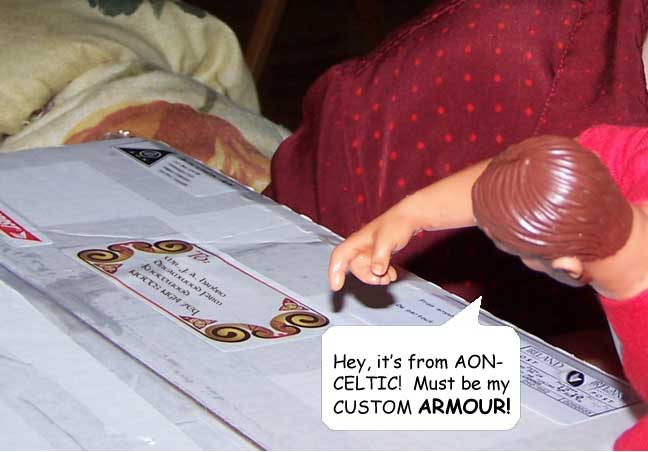 The long-awaited package FINALLY arrives!...