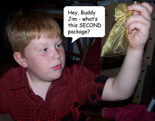 But what's this SECOND package?