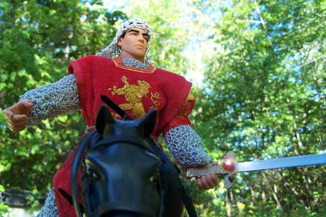 He comes up with a desperate strategy...