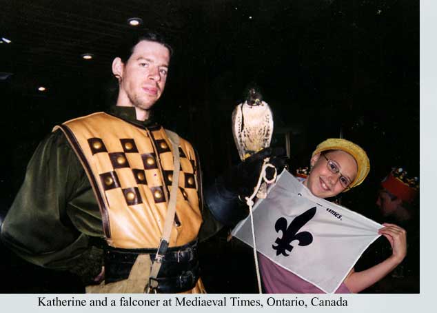 Katherine visits Mediaeval Times in Canada
