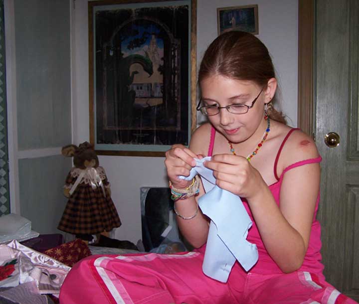 Sewing was hard, at first...