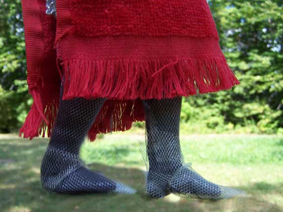 He even had MAIL SHOES!