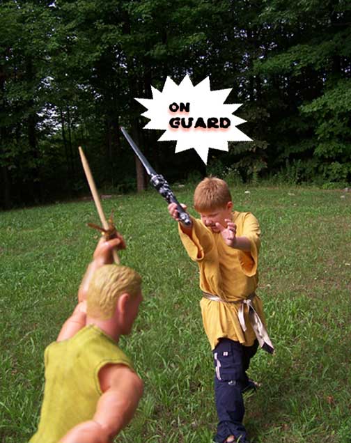 Michael gives him no time to back out...