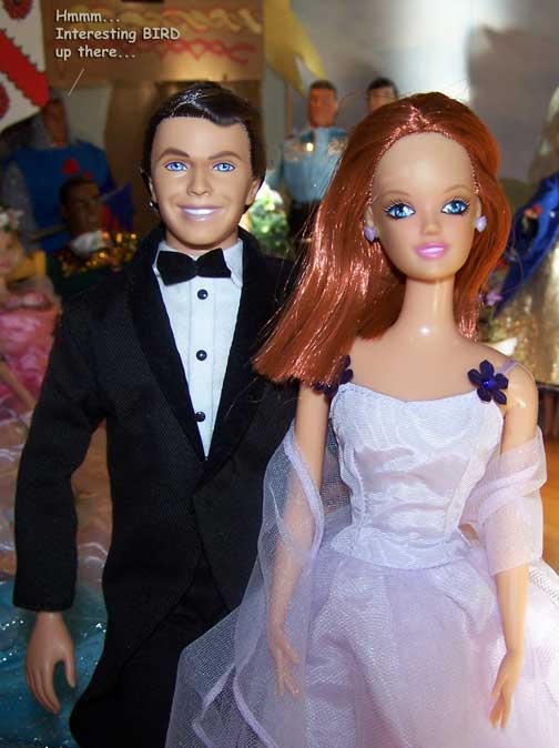 Varna made a brief appearance with fiance Charles...